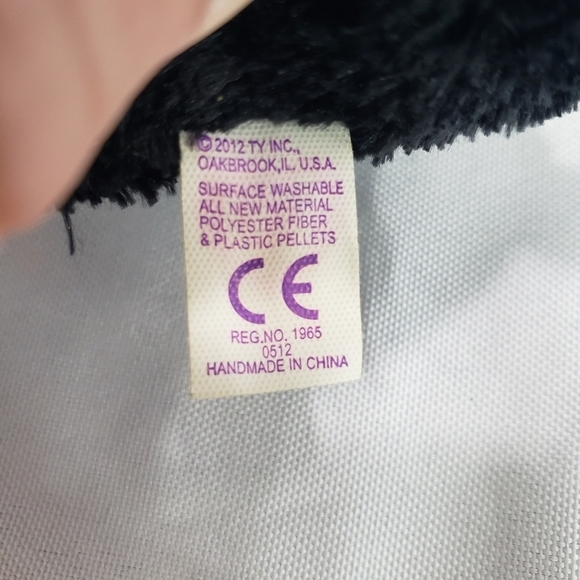 TY Beanie Boos Waddles Penguin Plush Stuffed Toy 6 Inch 2012 Purple Tag - Picture 7 of 8